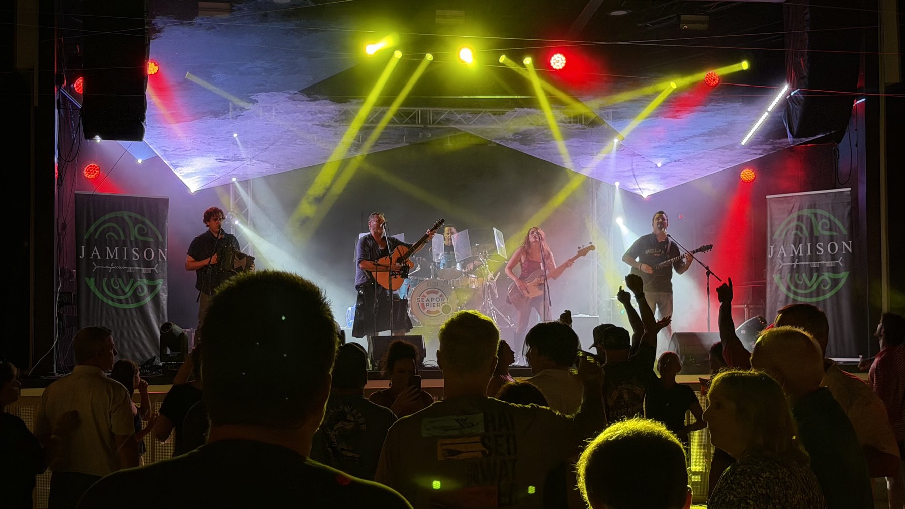 JAMISON performing for a live crowd